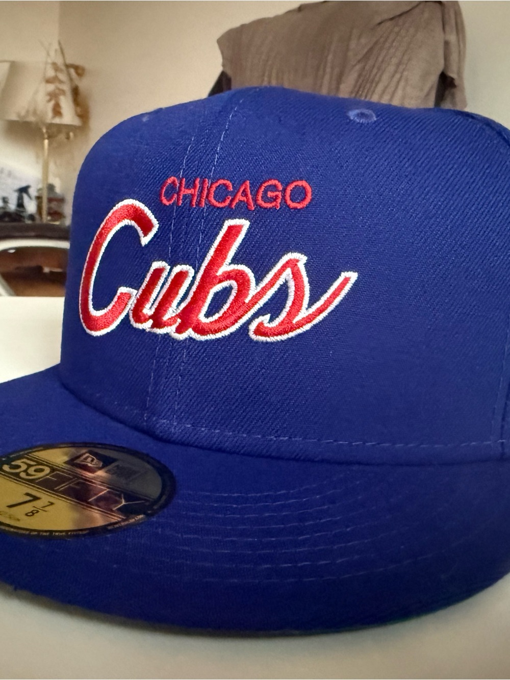 SUPER RARE - Fitted, hand-stitched Chicago Cubs New Era Cap